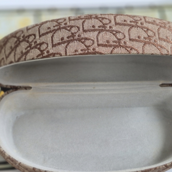 Dior Brown Monogram Sunglasses Case - Picture 7 of 8